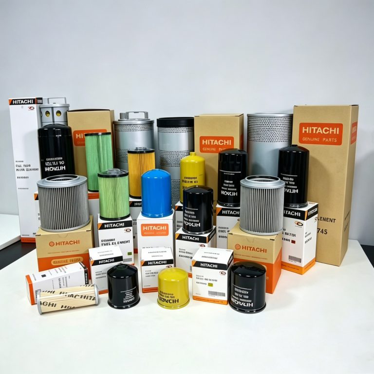 Complete set of filter maintenance parts for HITACHI excavators