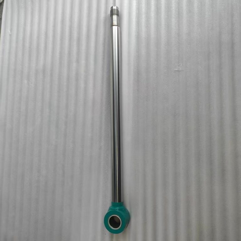 나사산 끝단과 베어링 아이가 있는 광택 처리된 Kobelco SK200-8 굴삭기 버킷 유압 실린더 피스톤 로드