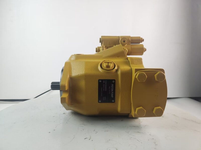 162-0770 hydraulic fan piston pump for CAT 966G and 972G wheel loaders, bench view 4