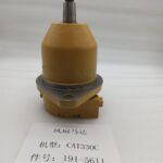 191-5611 hydraulic fan motor CAT 330C excavator - shaft end and mounting flange