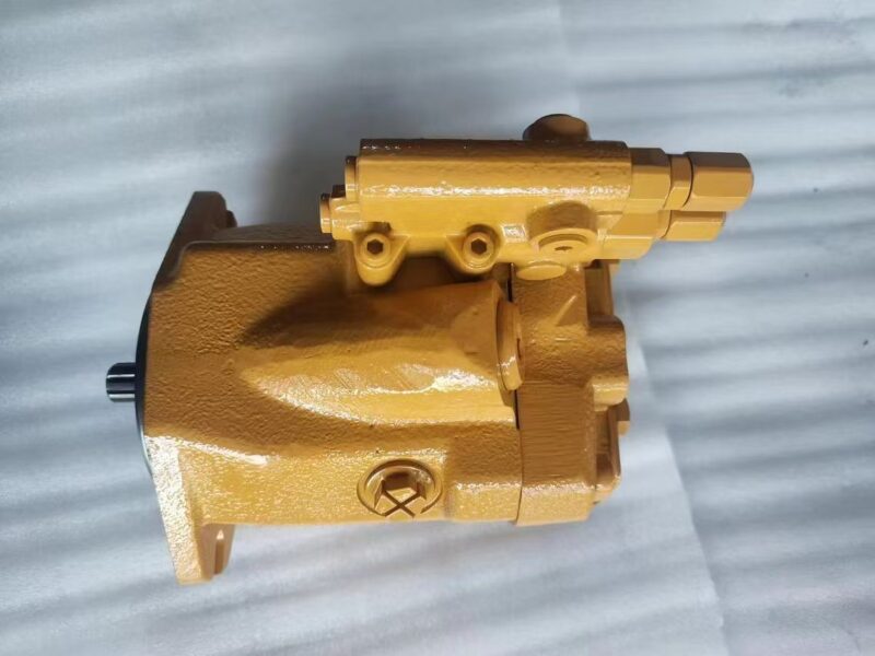 250-8337 hydraulic fan piston pump for CAT 120M 140M and 160M motor graders - regulator side of the pump