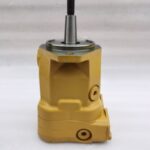 255-6805 hydraulic fan motor for CAT 980G and 980H wheel loaders, additional bench view showing ports and mounting face