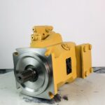 307-3063 variable displacement piston pump for CAT 416F 422F 428F 434F backhoes - port and control side