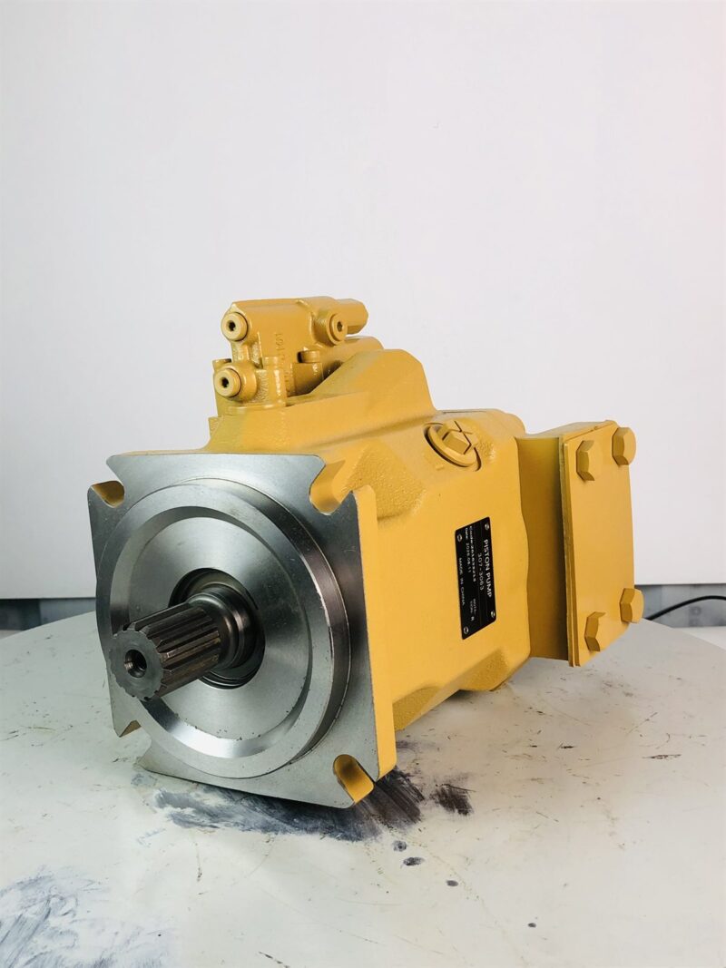 307-3063 variable displacement piston pump for CAT 416F 422F 428F 434F backhoes - port and control side