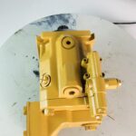 307-3063 variable displacement piston pump for CAT 416F 422F 428F 434F backhoes, additional bench view taken before packing
