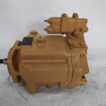 6E-3137 implement piston pump for CAT 120H 140K and 160K motor graders, bench view 3