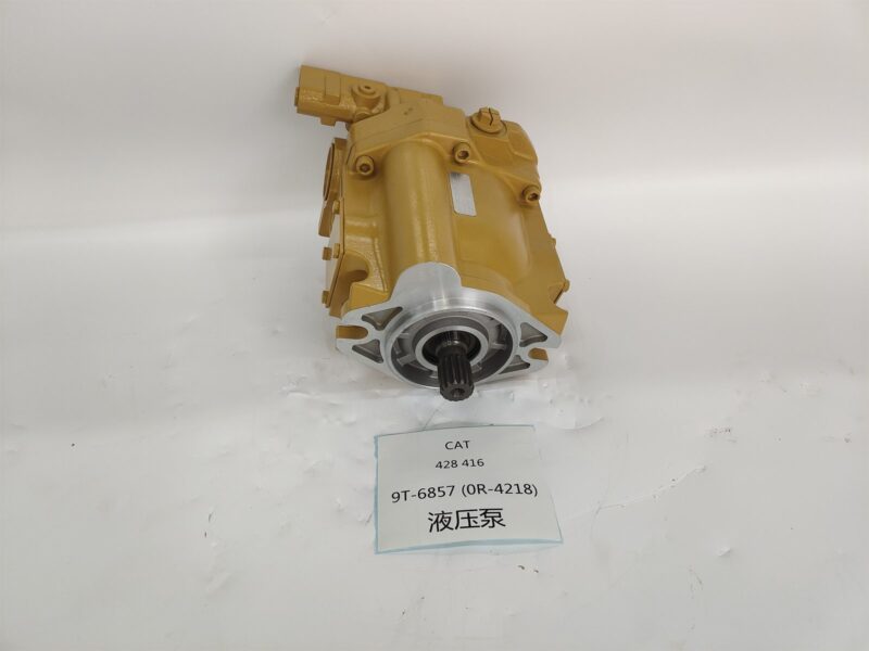 9T-6857 piston pump for CAT 416 and 428 backhoe loaders, bench view 2