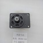 Square four-bolt mounting flange and shaft nut on K1057295 hydraulic fan motor for Doosan DX series
