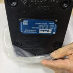 Nameplate of 4634936 fan motor showing Parker model M5BF 045 and code 024-94702-003
