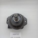 Top view of 4634947 aftermarket fan motor showing keyed shaft and four bolt flange