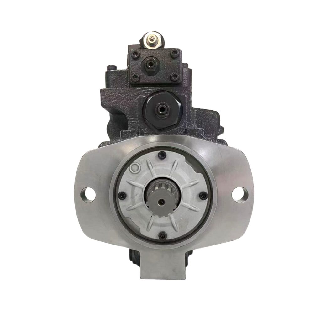K7V63S fan pump for Hitachi ZX870LC-5G and ZX870-5G with solenoid and splined shaft