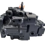708-1S-00270 hoofdhydrauliekpomp voor Komatsu PC27MR-2 PC30MR-2 minigraafmachine, werkbankaanzicht 1