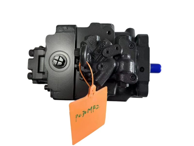 708-1S-00270 main hydraulic pump for Komatsu PC27MR-2 PC30MR-2 mini excavator, bench view 4