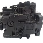 708-1S-00460 hydraulic fan pump for Komatsu D65EX-16 D65PX-16 dozers, bench view 2 showing pump body and control