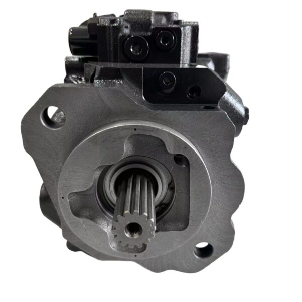 708-1U-00170 hydraulic steering pump for Komatsu WA380-6 WA430-6 wheel loader, bench view 1