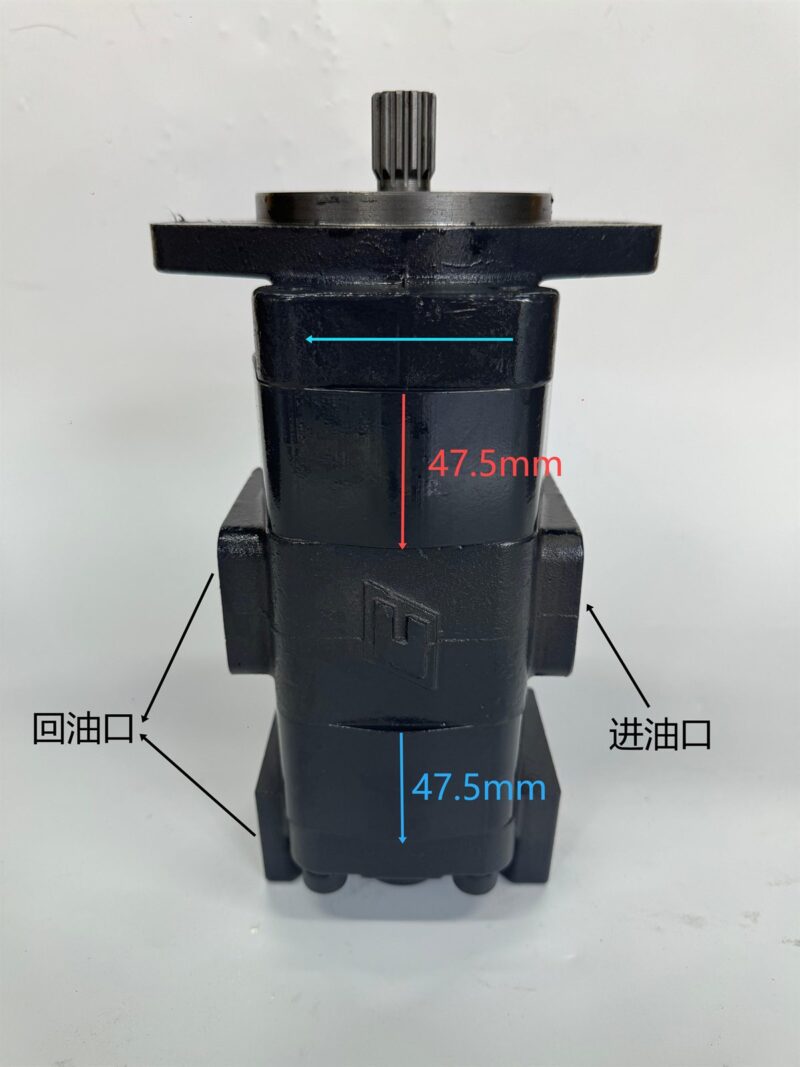 14639118 hydraulic fan pump for Volvo EC220D EC220E EC235D excavators, bench view 1