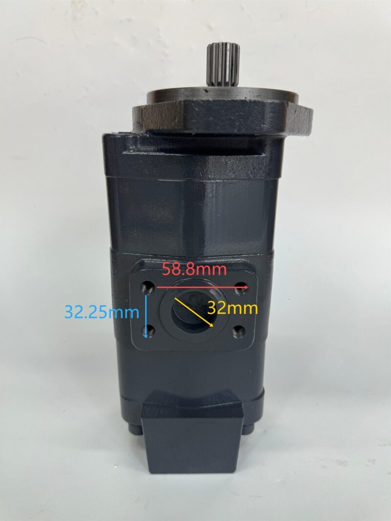 14639118 hydraulic fan pump for Volvo EC220D EC220E EC235D excavators, bench view 3