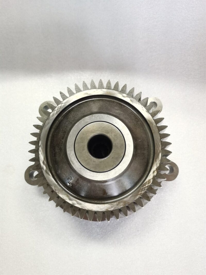 15054375 pump drive housing for Volvo EC380D EC480D excavators, bench view 4