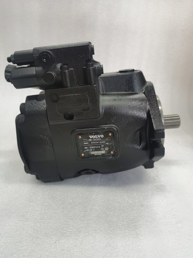 15079594 main hydraulic pump for Volvo A25F A30F A35F A40F articulated haulers, bench view 1